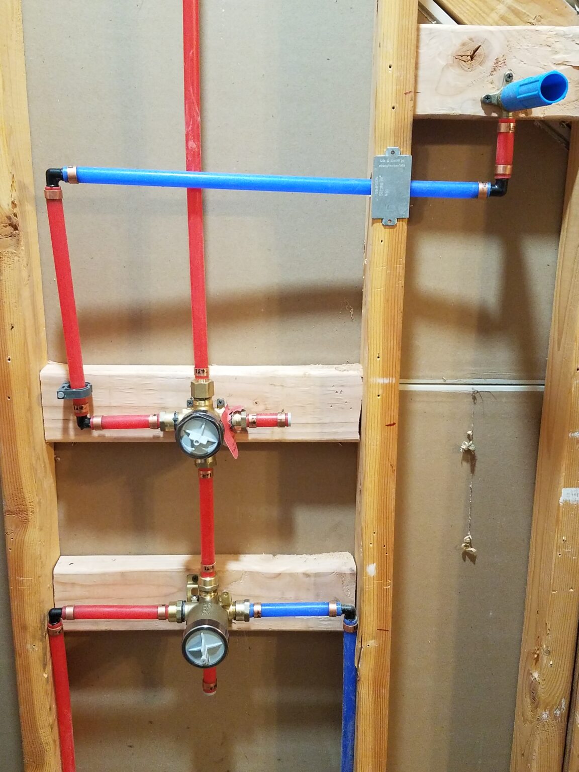 Dixie Plumbing manifold work